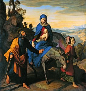 The Flight into Egypt by Julius Schnorr von Carolsfeld