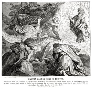 The Lord Appears to Elijah on Mount Horeb by Julius Schnorr von Carolsfeld