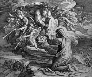 The Tables of the Law by Julius Schnorr von Carolsfeld