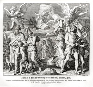 The Tower of Babel, Genesis by Julius Schnorr von Carolsfeld