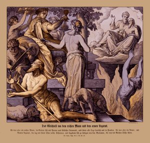 The rich man and the beggar Lazarus
