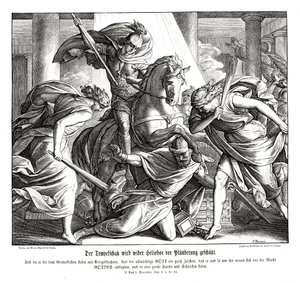 The Temple Treasury is Protected by Julius Schnorr von Carolsfeld
