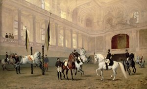 Morning Exercise in the Hofreitschule, Josephsplatz, 1890