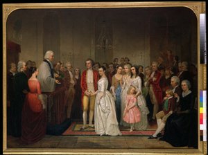 The Marriage of Washington by Junius Brutus Stearns