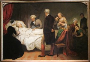 Washington on His Deathbed by Junius Brutus Stearns