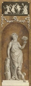 Wall Painting with Bacchante by Jurriaan Andriessen