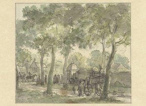Country Road Along Wall with Dome