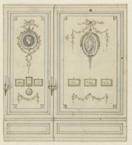 Design for a Part of a Wall for the Side Room of Van Hasselt by Jurriaan Andriessen