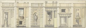 Six Designs for a Decorative Wall by Jurriaan Andriessen