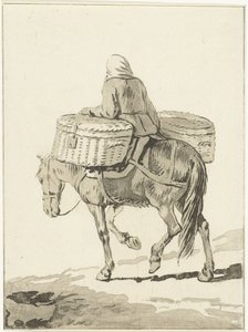 Woman on Horseback by Jurriaan Cootwijck (attributed to)