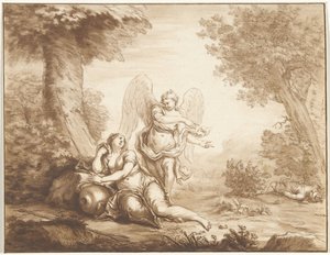 Hagar in the Desert by Jurriaan Cootwijck