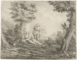 Hagar in the Desert by Jurriaan Cootwijck