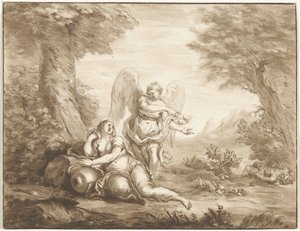 Hagar in the Desert by Jurriaan Cootwijck