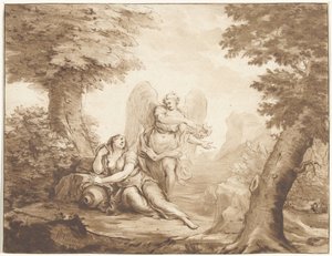 Hagar in the Desert by Jurriaan Cootwijck