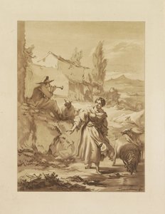 Shepherd Playing a Shawm