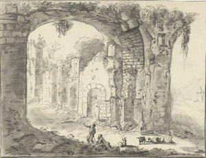 Landscape with Ruins by Jurriaan Cootwijck