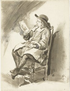 Young Man Reading