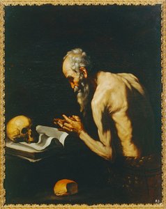 Copy after Ribera. Saint Paul the Hermit