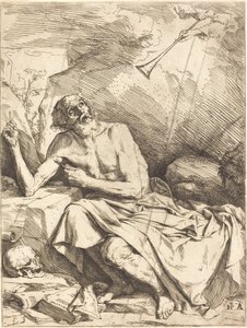 Saint Jerome Hearing the Trumpet of the Last Judgment by Jusepe de Ribera