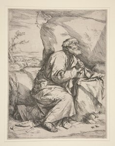 Saint Peter in Penitence by Jusepe de Ribera