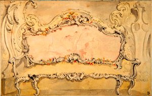 Design of a Couch for Count Bilenski by Juste Aurèle Meissonnier