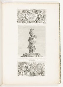 Book of Ornaments Invented & Drawn by J.A. Meissonnier Architect, Designer of the Chamber & Cabinet of the King, plate 20 in Oeuvres de Juste-Aurèle Meissonnier by Juste Aurèle Meissonnier