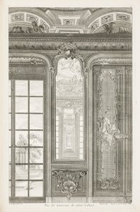 View of the Trumeaux of the Same Cabinet, 3rd Plate by Juste Aurèle Meissonnier
