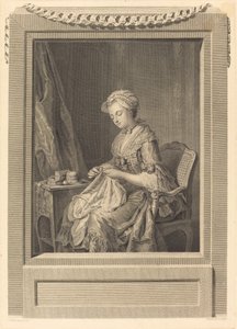 The Good Example by Juste Chevillet after Jean Gaspard Heilmann