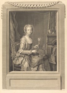 Mademoiselle and Her Sister by Juste Chevillet after Jean Gaspard Heilmann