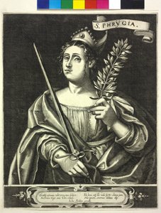 Phrygian Sibyl (Engraving by Justus Sadeler)