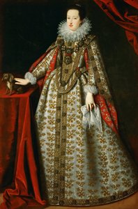 Portrait of Eleonora Gonzaga in Her Bridal Dress by Justus Sustermans