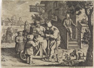 Scissors Grinder by Justus van den Nijpoort