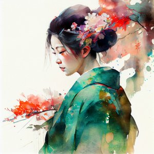Autumn Kimono Portrait