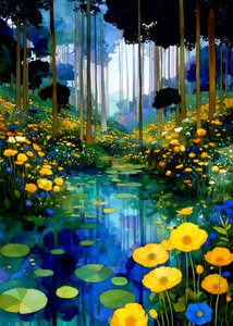 Flora by Klimt 8 by Justyna Jaszke