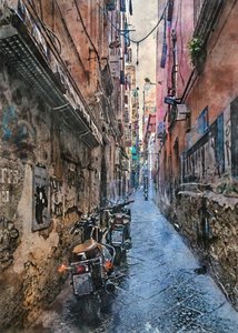 Historic European City Alley