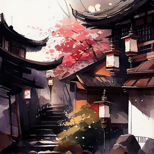 Red Blossoms Pathway