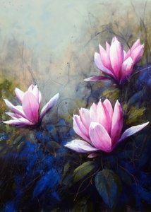 Serene Pink Lilies
