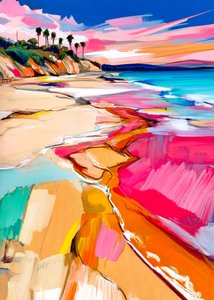Vibrant Coastal Sunset