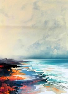 Vibrant Ocean Waves