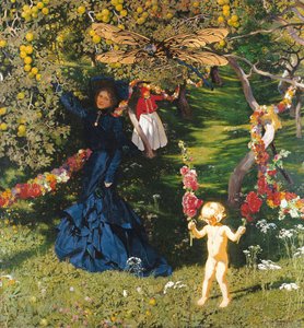 The Strange Garden by Józef Mehoffer