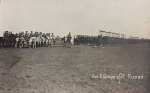 War Campaign 1917-1920: Military Mission in Poland (Warsaw - Posen) March-April 1919, a Horse Battery in Posen by K. Greger