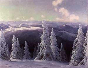 Fir Trees by K. Hauptmann
