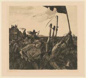 Uproar (5th State) by Käthe Kollwitz