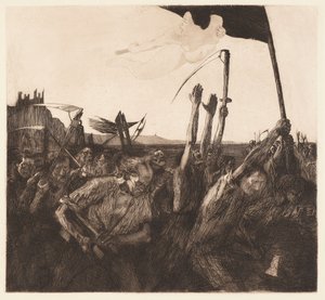 Uproar by Käthe Kollwitz