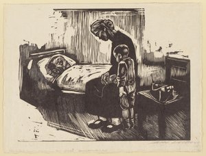 Visit to the Hospital by Käthe Kollwitz