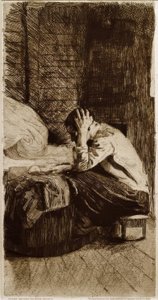 Woman at the Cradle by Käthe Kollwitz