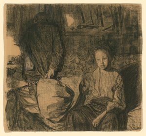 Young Couple (1st State) by Käthe Kollwitz