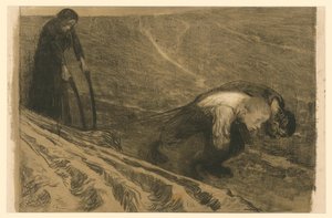 Plowman and Woman (Rejected Version for Plate 1 from "Peasants