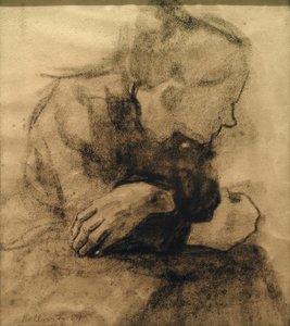 Seated Working Woman