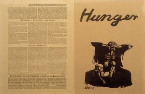 Soviet Russia, Food Crisis / Flyer by Käthe Kollwitz